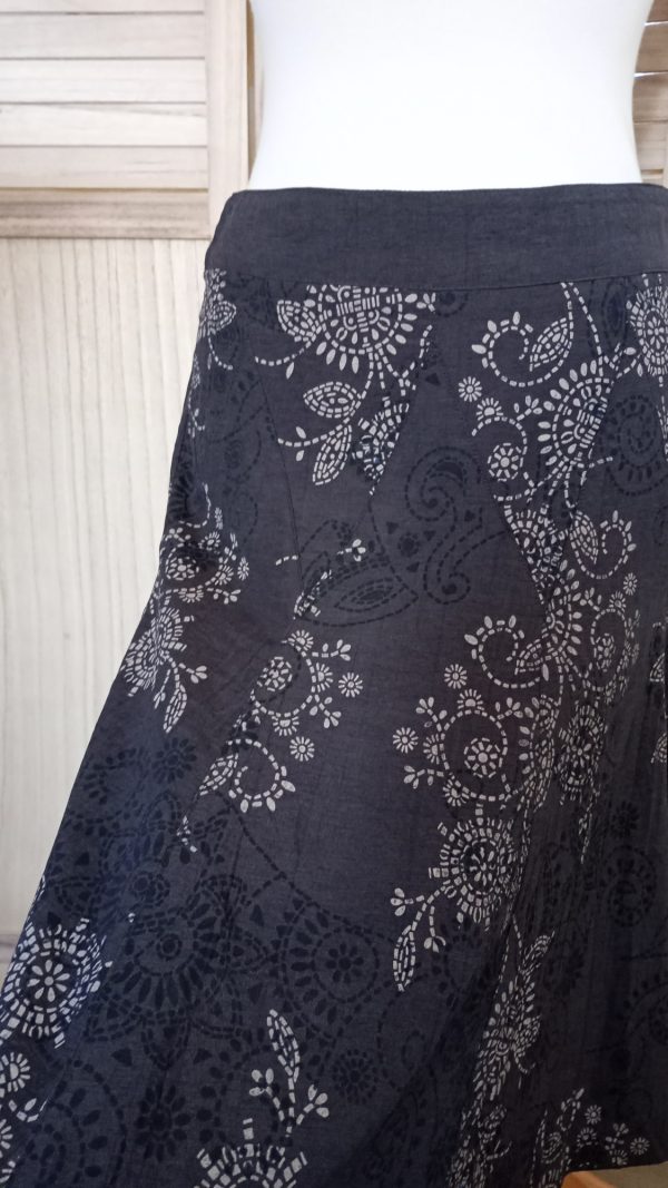 Jupe marron à motif – Image 9